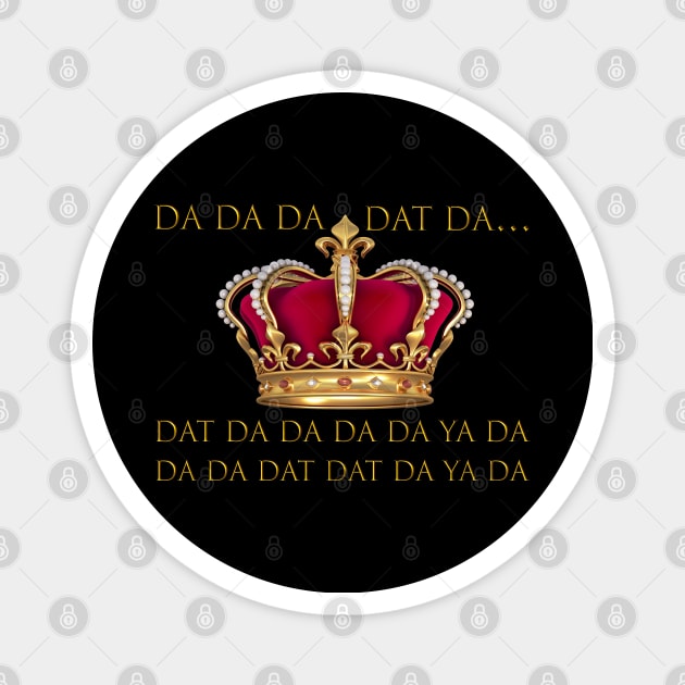 King George III Tee Da Da Da Dat Da Magnet by catlovers2020